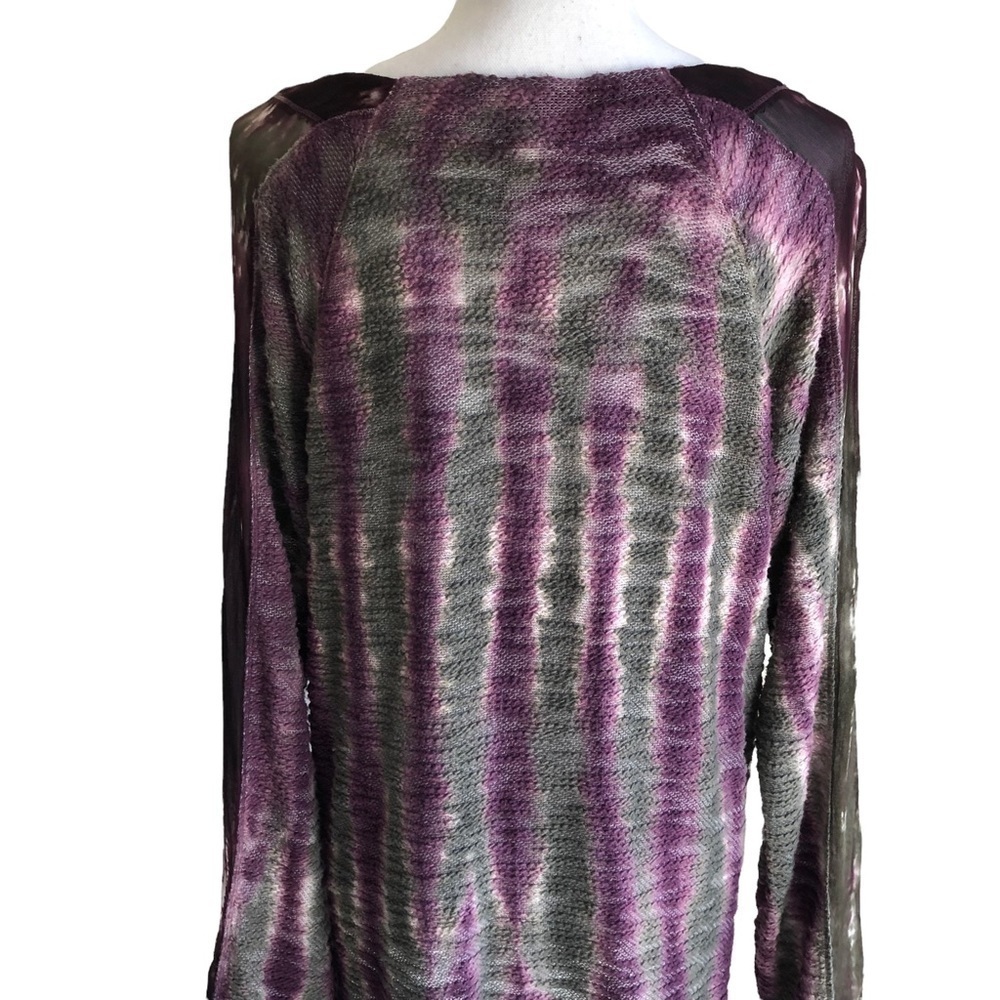 XCVI Tunic Purple Gray Tunic Medium - Picture 5 of 10